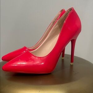 Elegant Red Women's Heels